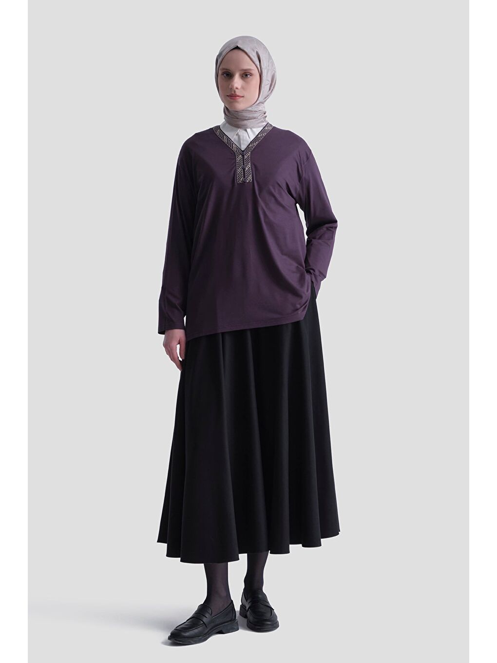 Penye Mürdüm Anne Bluz-2