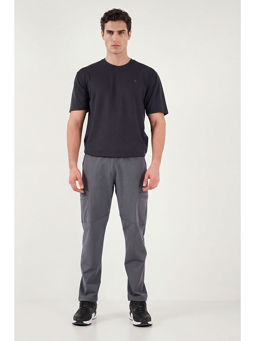 Gri Regular Fit Normal Bel Düz Paça Pantolon 693158-3