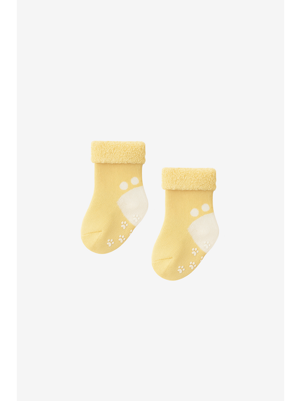 Bebek 3'Lü Havlu Soket Çorap Mavi-Beyaz-Sarı-1