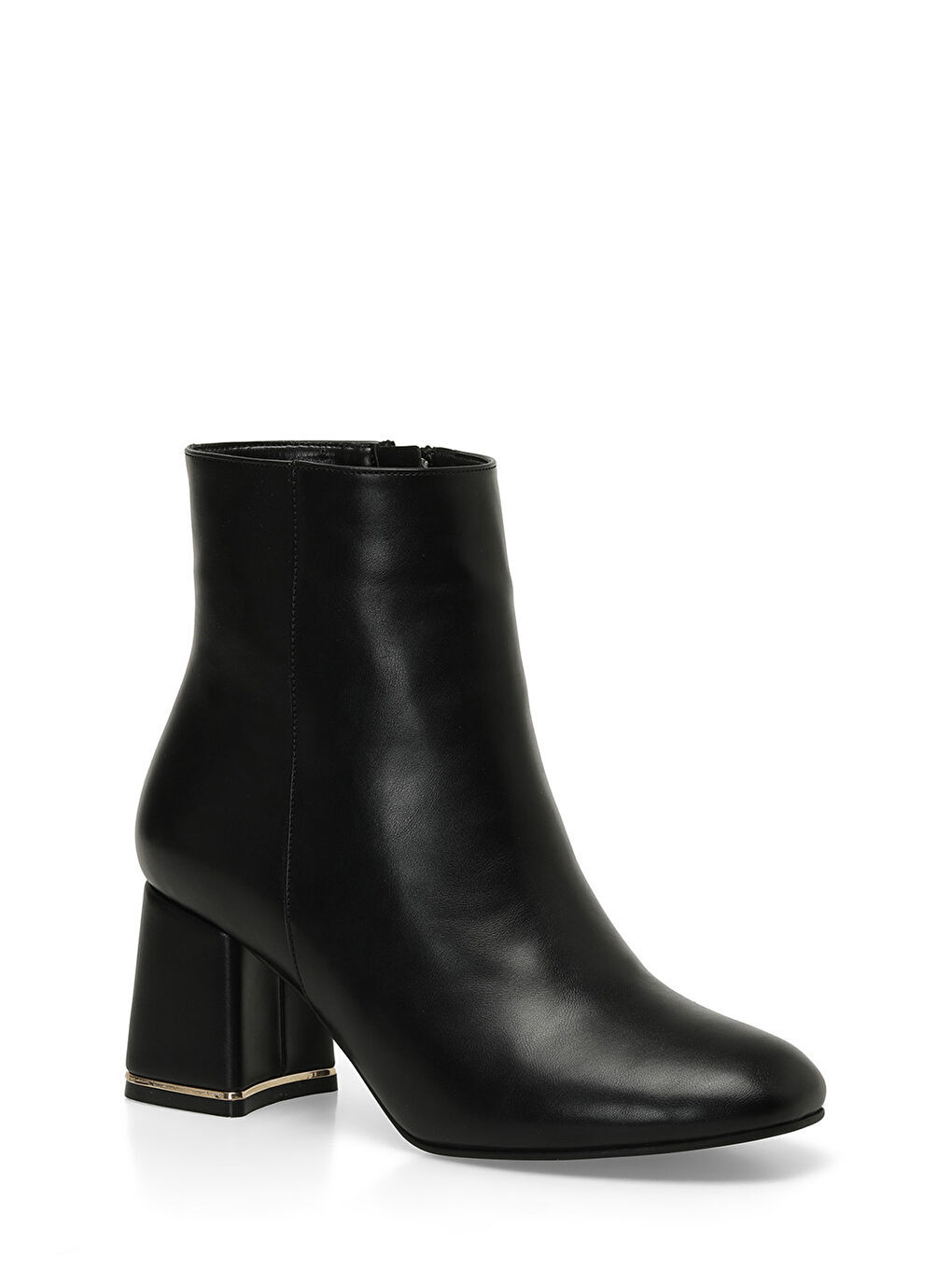 21K-256 4PR Siyah Kadın Topuklu Bot-1