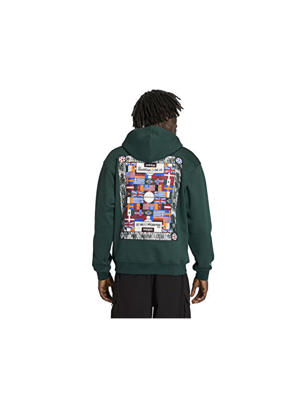 Flag Gfx Hd Erkek Günlük Sweatshirts Kd1436 Yeşil