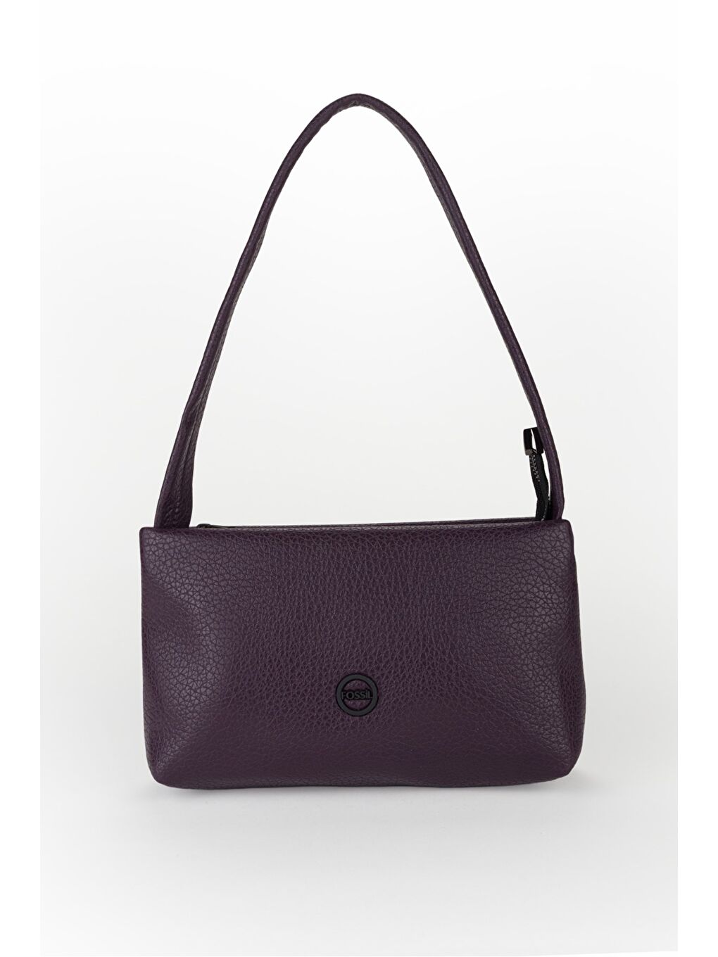 Mürdüm Kadın Yumuşak Deri Baget El ve Omuz Çantası