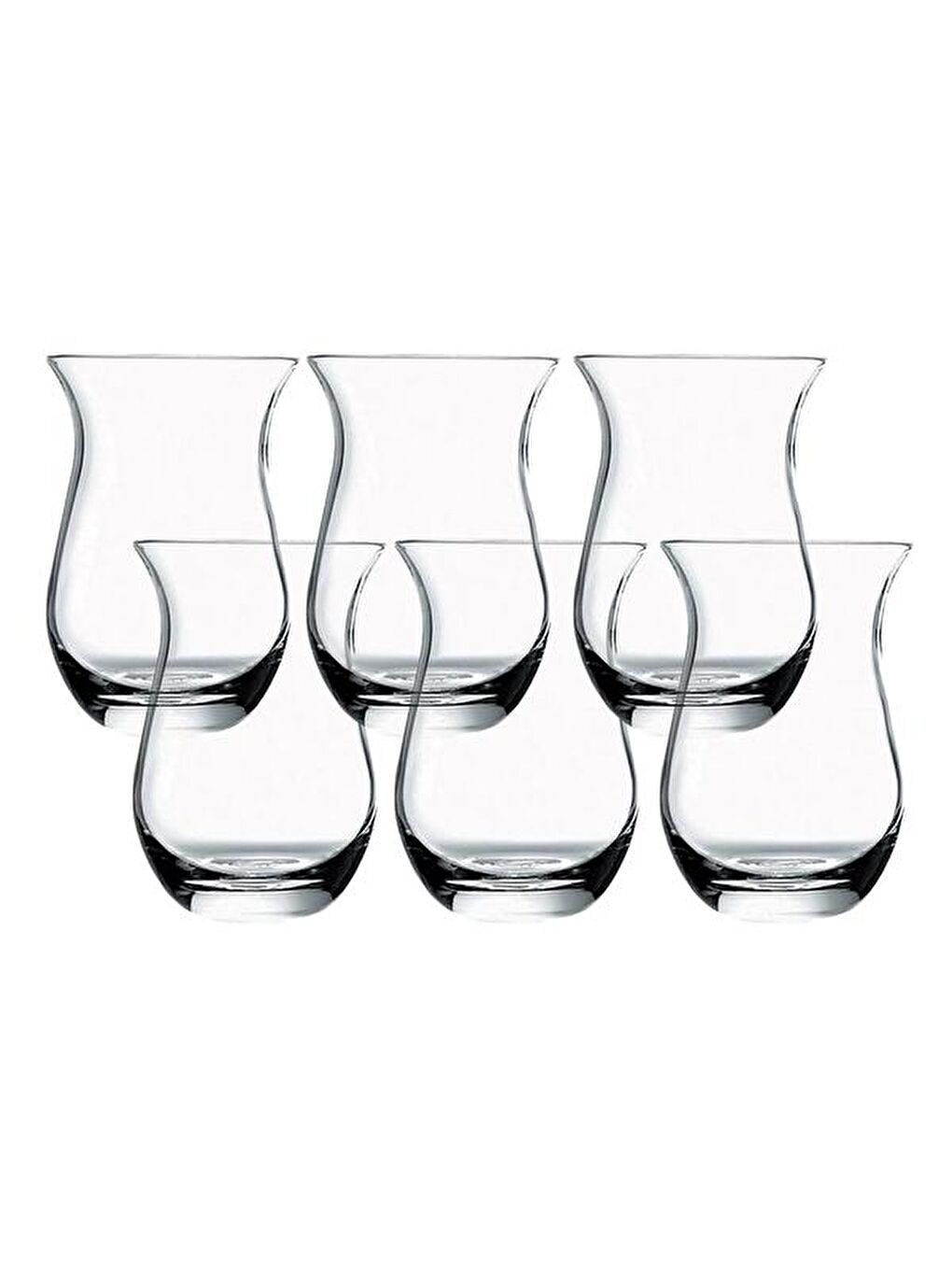 Renksiz 42341 Galata 6'lı Çay Bardağı - 120 ml-1