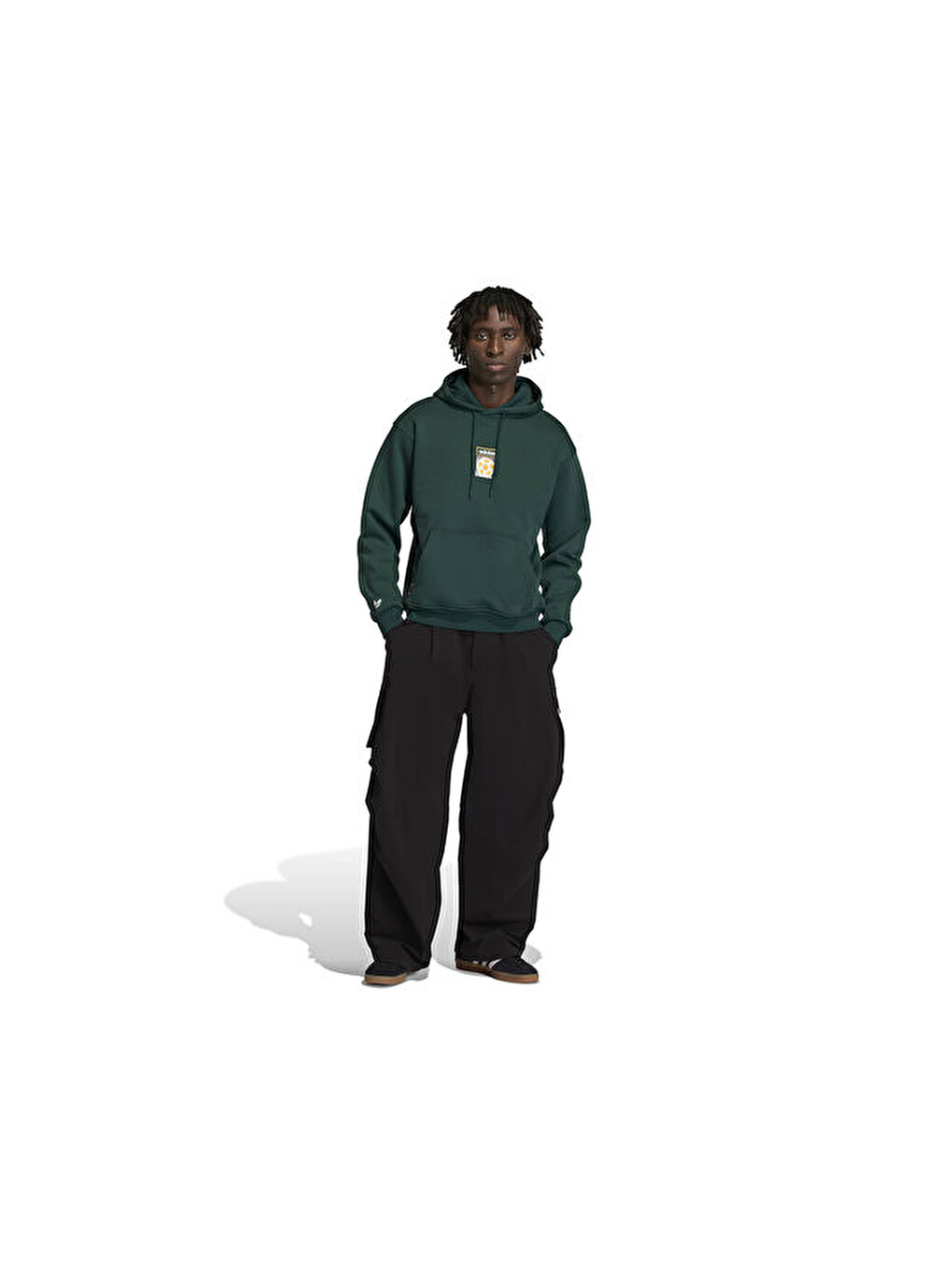 Flag Gfx Hd Erkek Günlük Sweatshirts Kd1436 Yeşil-5
