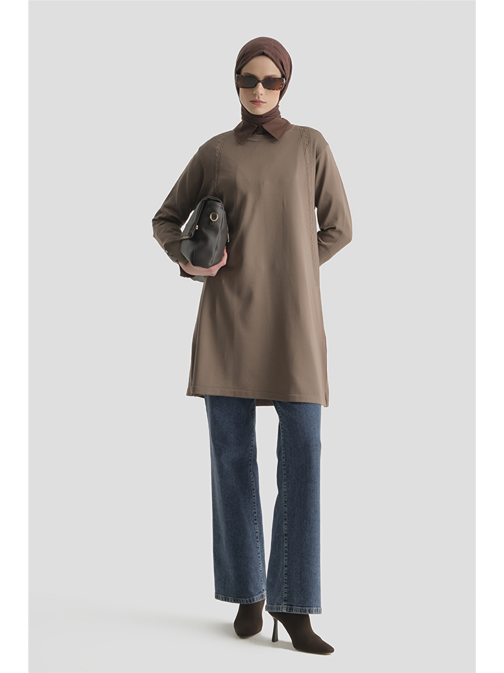 Bej Triko Tunik 25Kd5005 Vizon-1