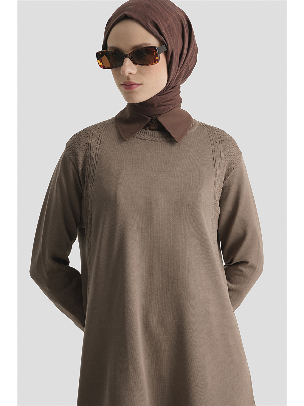 Bej Triko Tunik 25Kd5005 Vizon-2