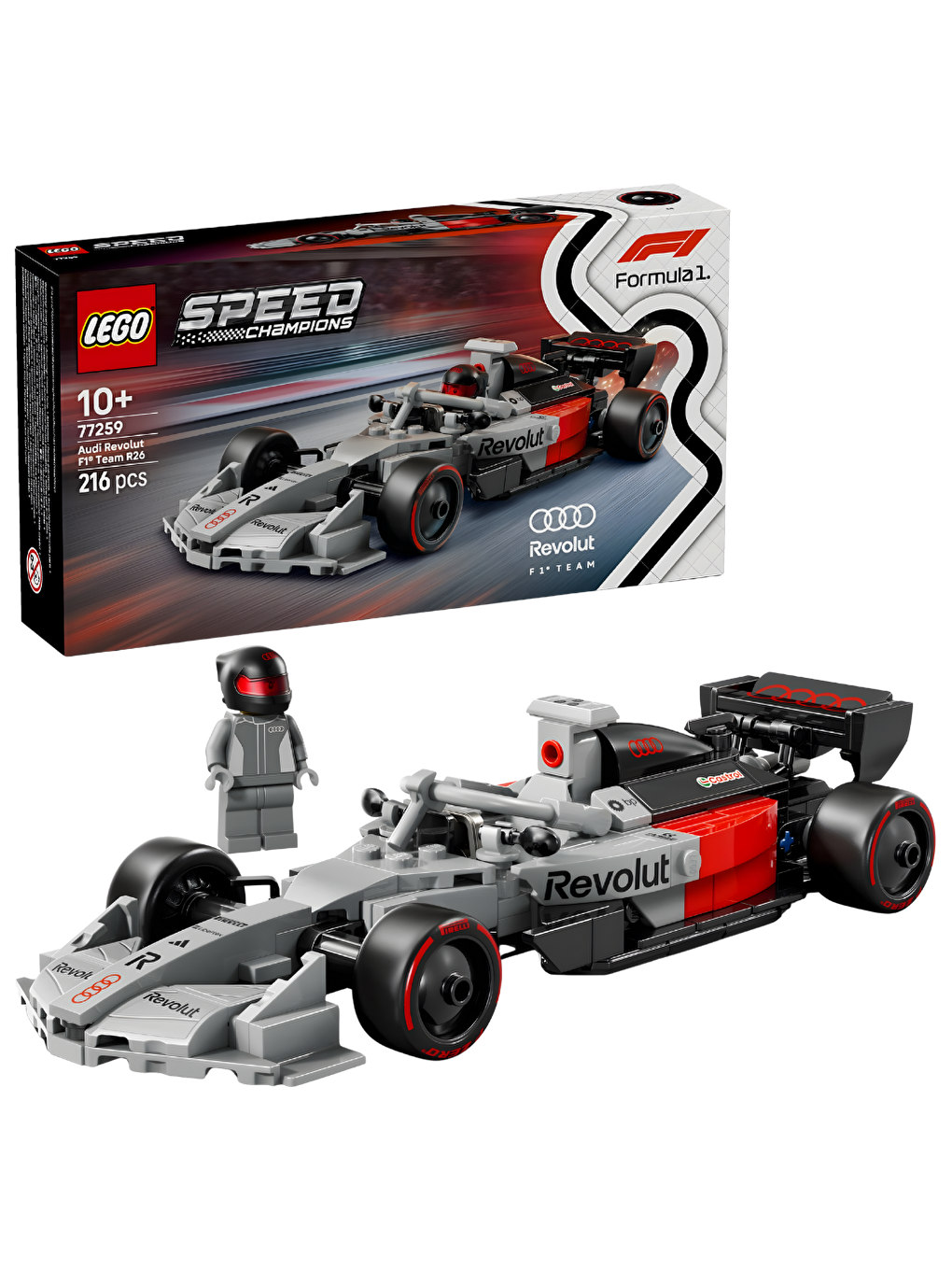 Speed Champions Audi Revolut F1 Team Yarış Arabası 77259-2