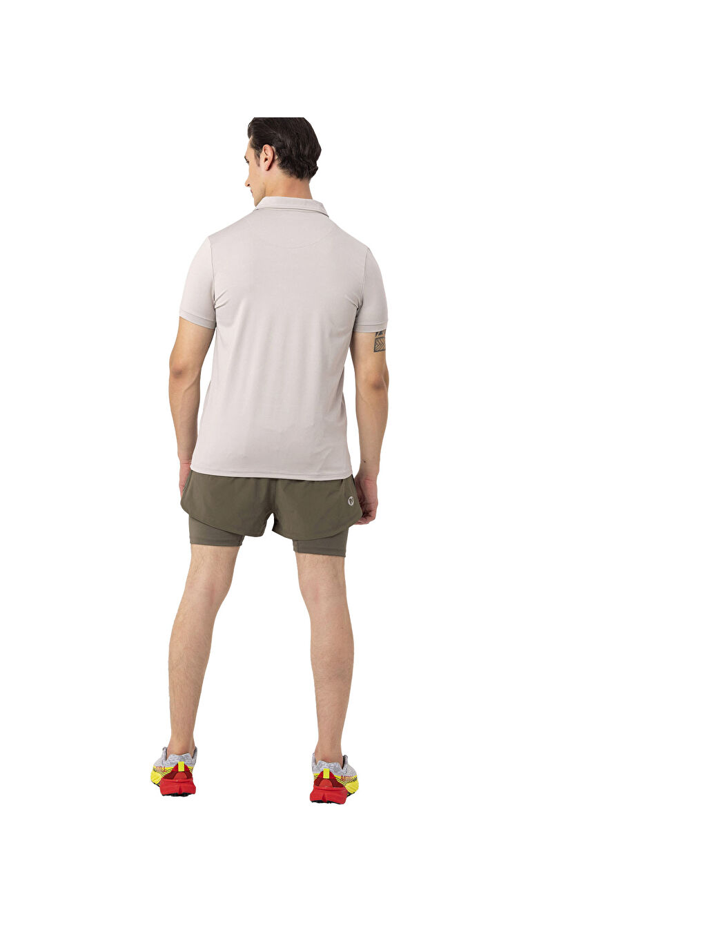 Pro Erkek Gri Polo Tişört-6