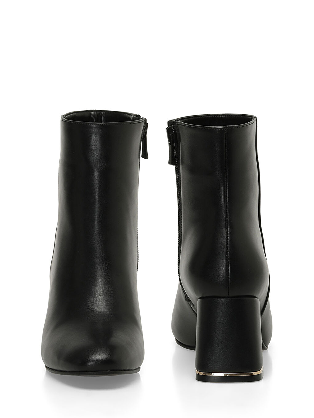 21K-256 4PR Siyah Kadın Topuklu Bot-4