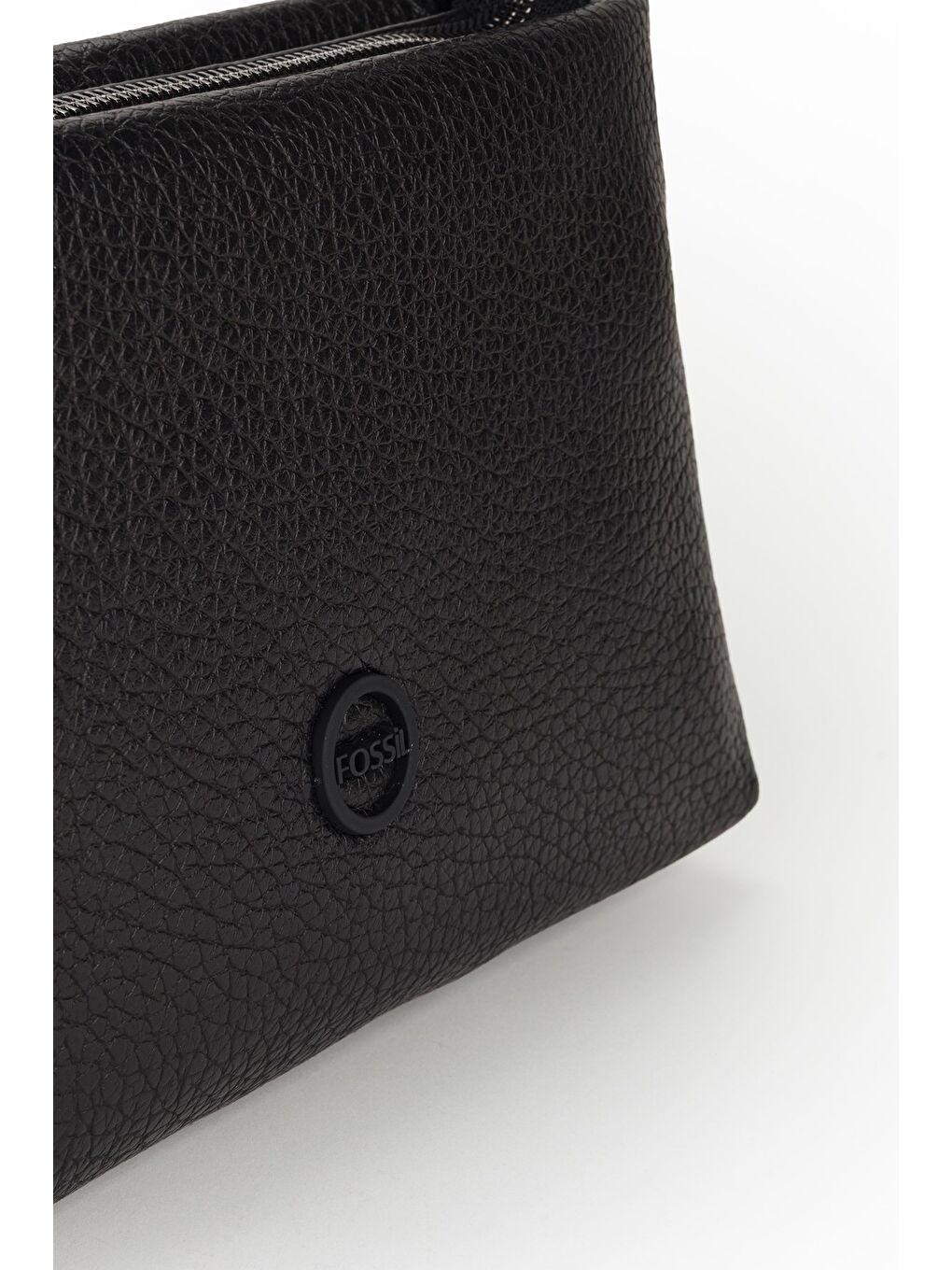 Siyah Kadın Yumuşak Deri Baget El ve Omuz Çantası-2