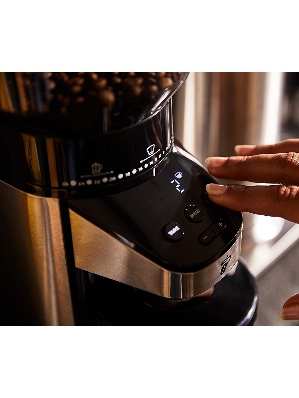 Elektrikli Kahve Değirmeni, Tartı modlu-1