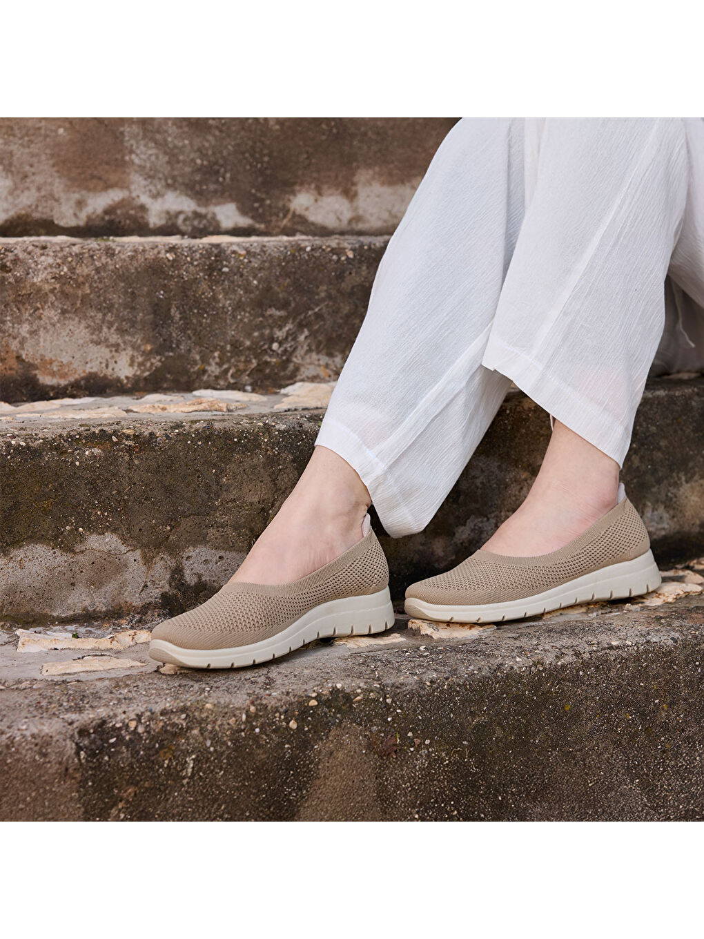 Bej Kadın Babet 27 B39 KQ Shoe PIUMATECH 6028-Hazel-5