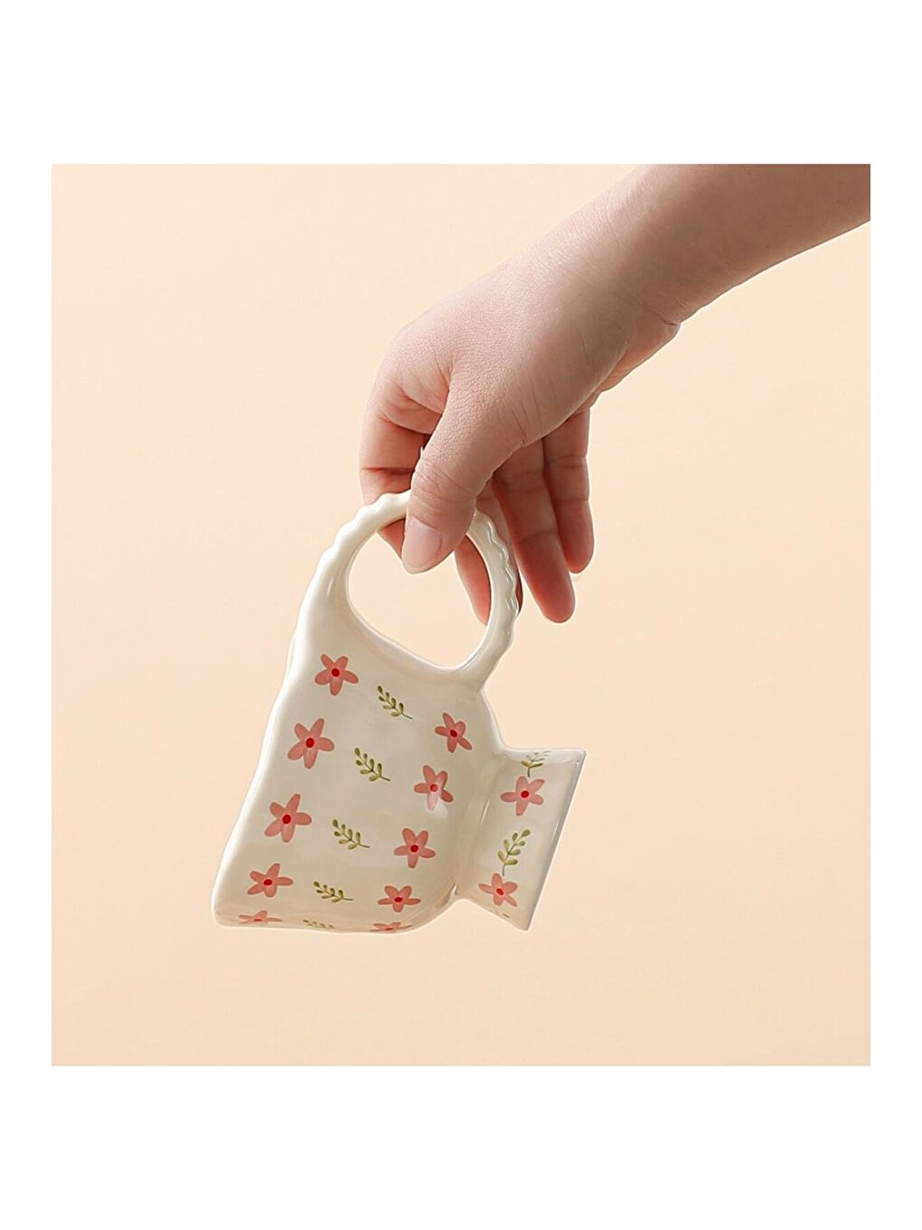 Karışık Kır Çiçeği Temalı Seramik Kupa-3