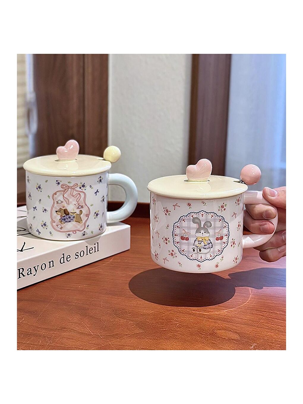 Karışık Love Mood Temalı Seramik Kupa