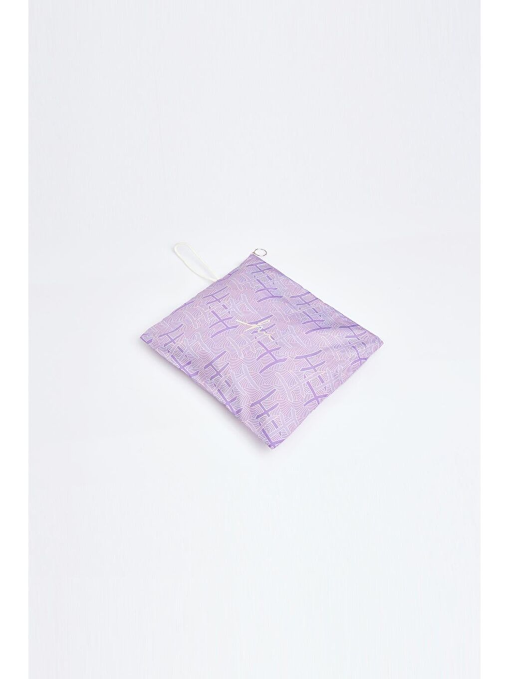 Lila Esila Monogram Desenli Lacivert Tam Tesettür Mayo Üstü 2934-11