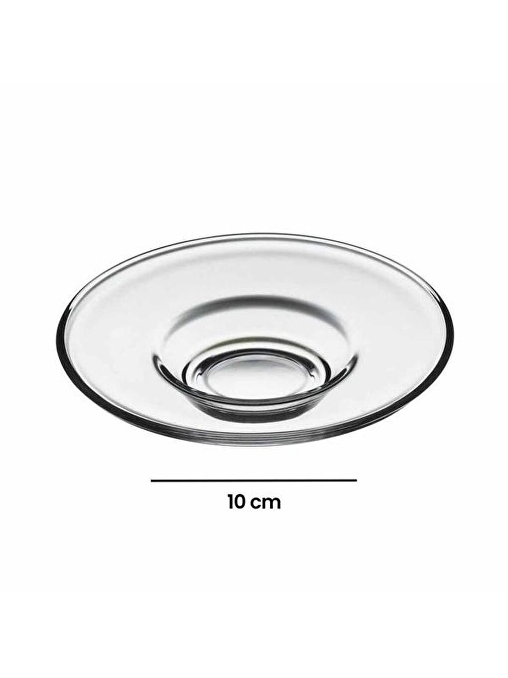 Renksiz 54661 İrem 6'lı Çay Tabağı-2