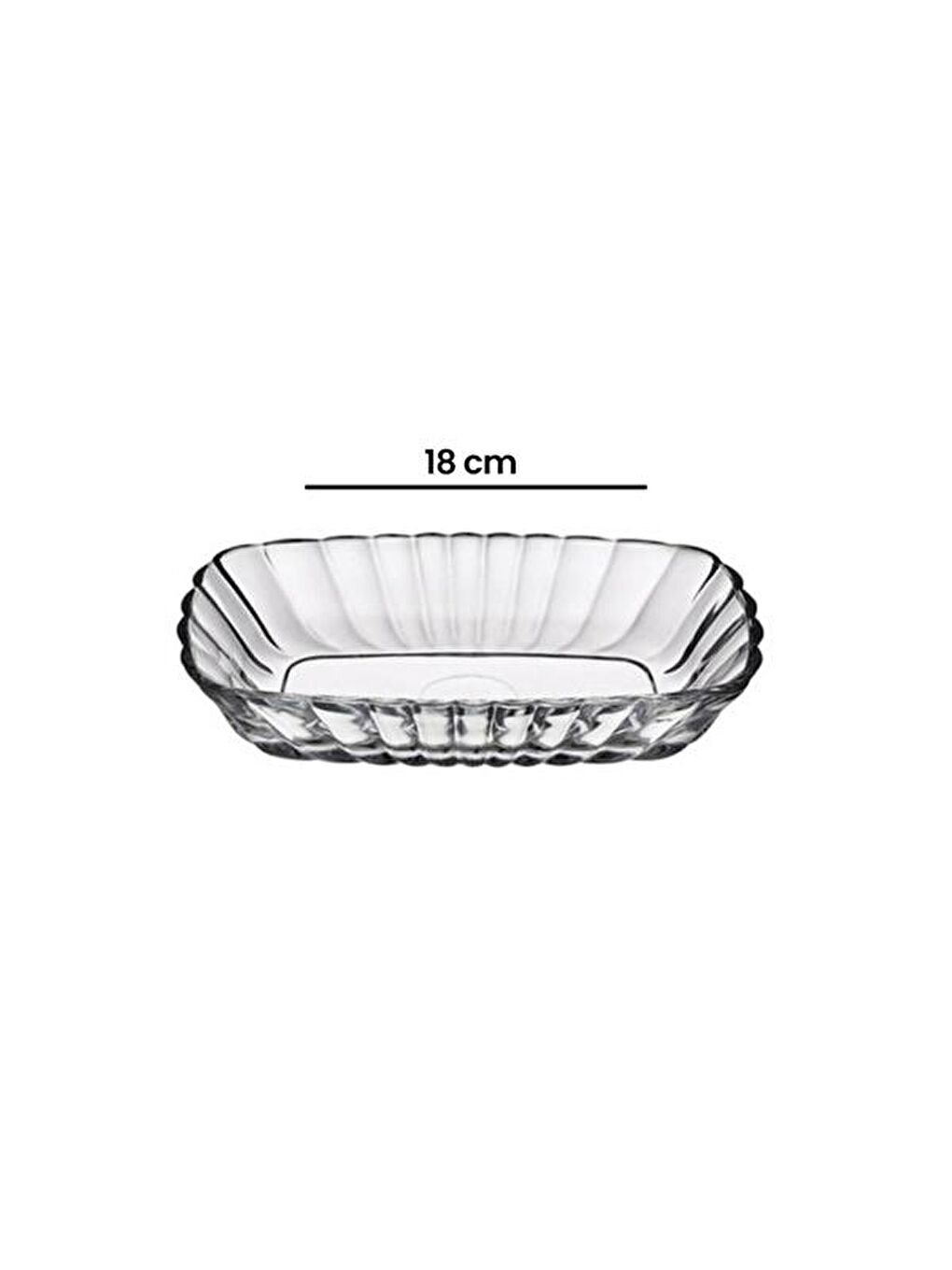 Renksiz 53392 Mezze Kayık Tabak - 18 cm-2