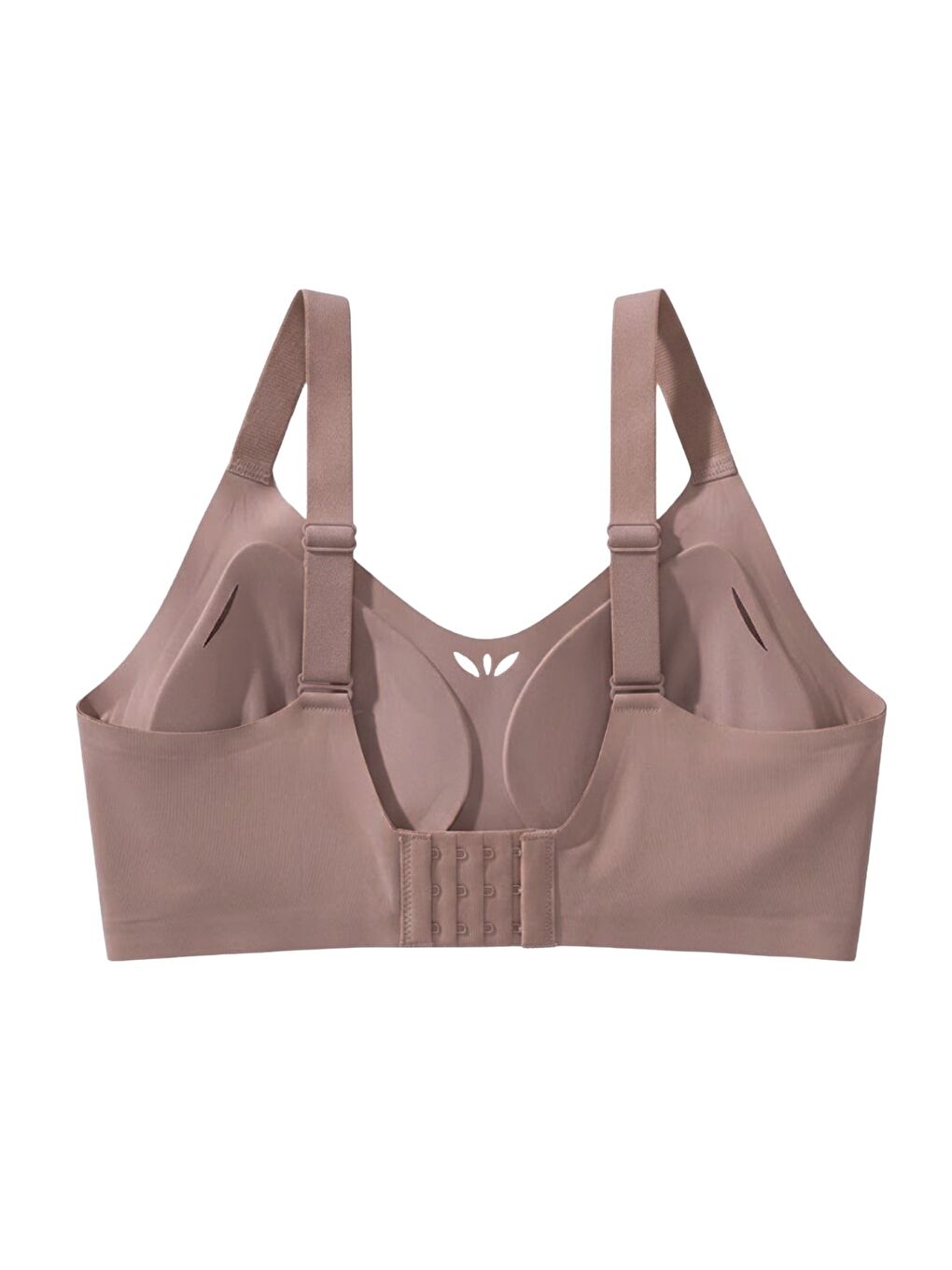 Seamless Bra - Ease | Kahverengi Lazer Kesim Balensiz Dekolteli Dikişsiz Kadın Sütyen-1