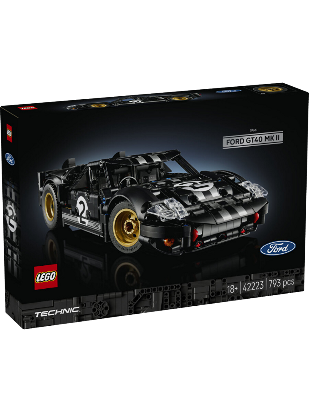 Technic 1966 Ford GT40 MKII Yarış Arabası 42223