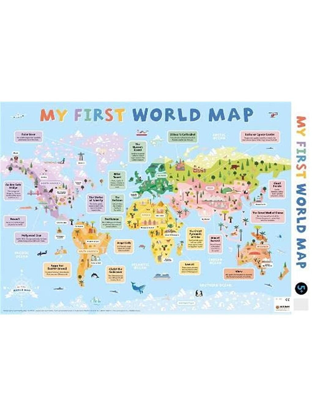 My First World Map Poster