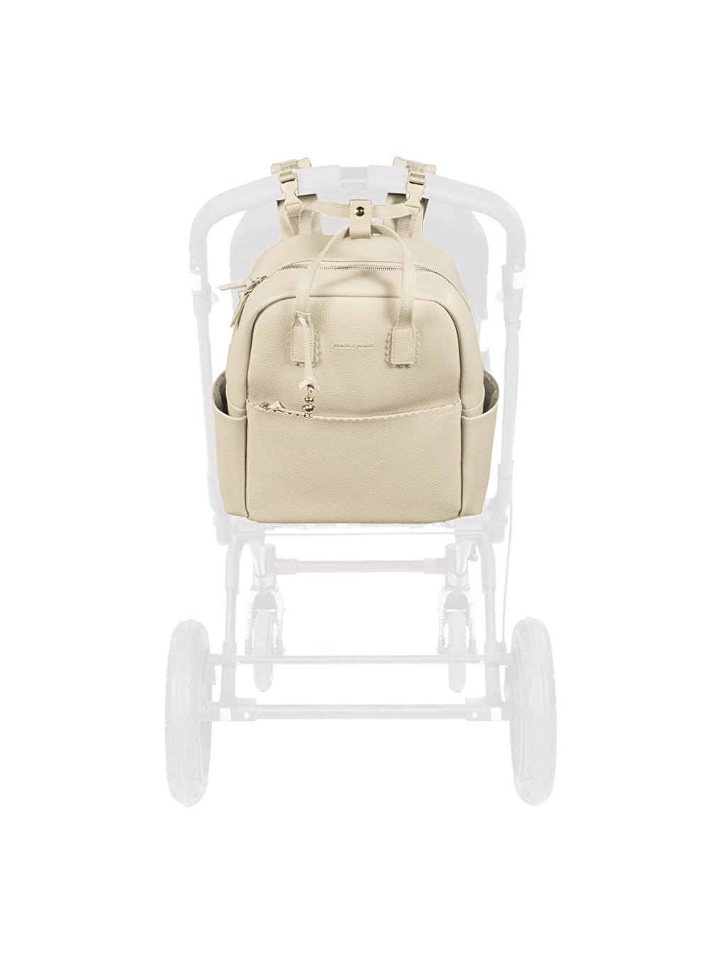 Icon Bebek Bakım Sırt Çantası Cream-6
