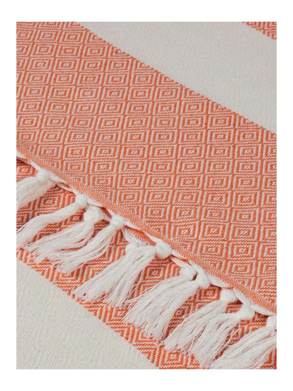 Turuncu Elmas Yöresel Peştemal – 100x180 cm | %100 Pamuk TURUNCU/100X180CM-2