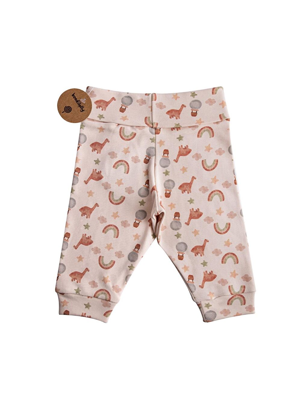 Kırmızı Bebek  Desen Alt Eşofman Pamuklu İnterlok KIRMIZI TEKLI-3