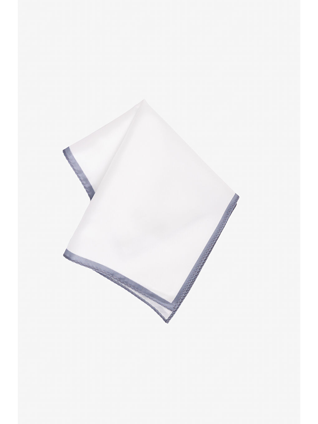 Erkek Beyaz-Gri Mendil