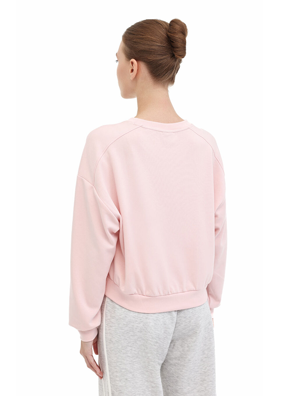 WL KUNT YOG1-10 5PR Pembe Kadın Sweatshirt-1