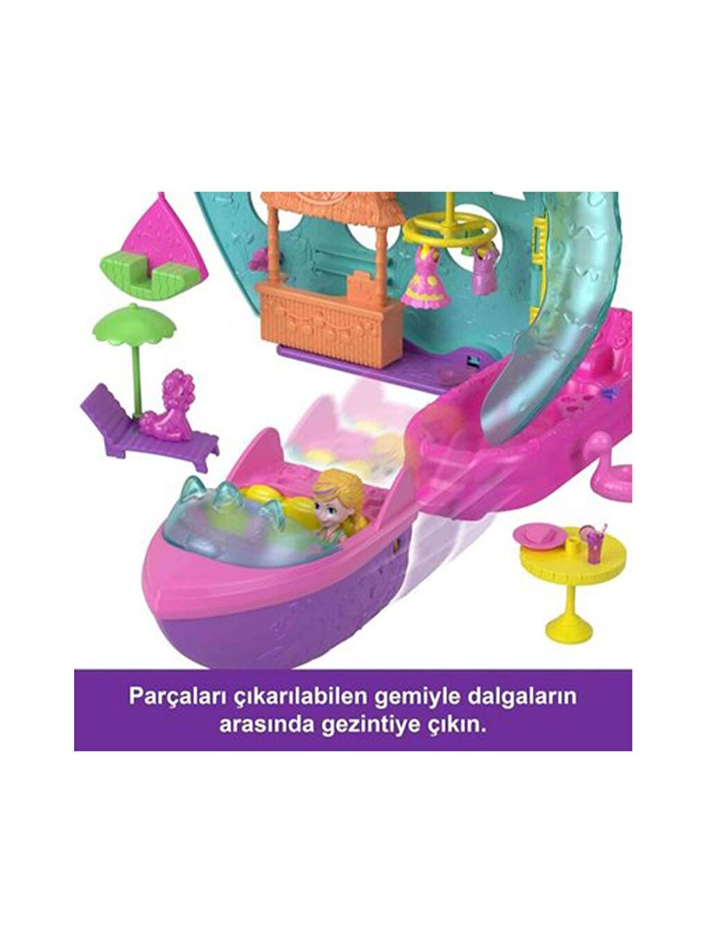 Polly Pocket Karışık Unicorn Bot Oyun Seti HWP26 - 1