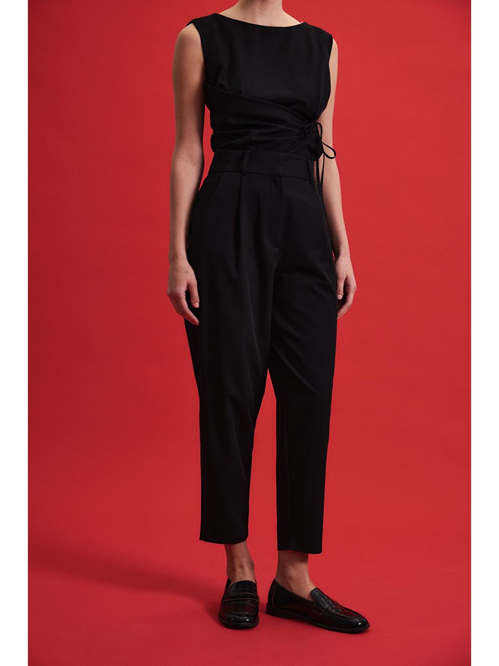 Lena Havuç Pantolon - Siyah-4