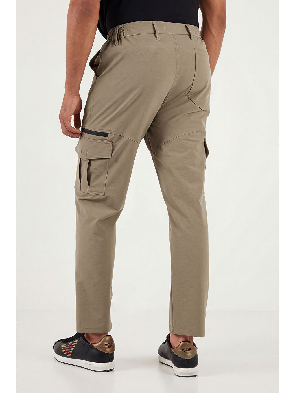 Bej Regular Fit Normal Bel Cep Detaylı Pantolon 693150-6