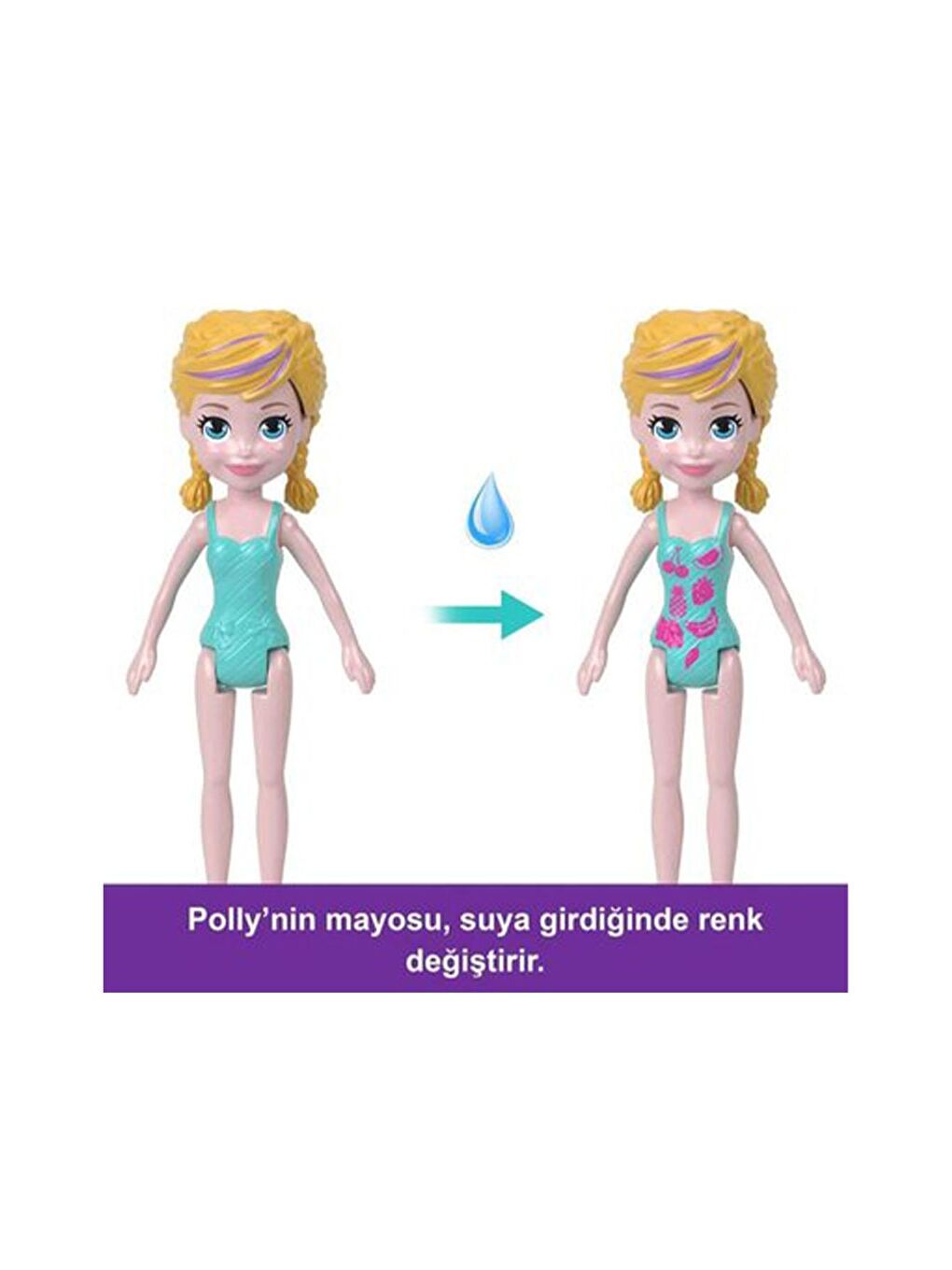 Polly Pocket Karışık Unicorn Bot Oyun Seti HWP26 - 3