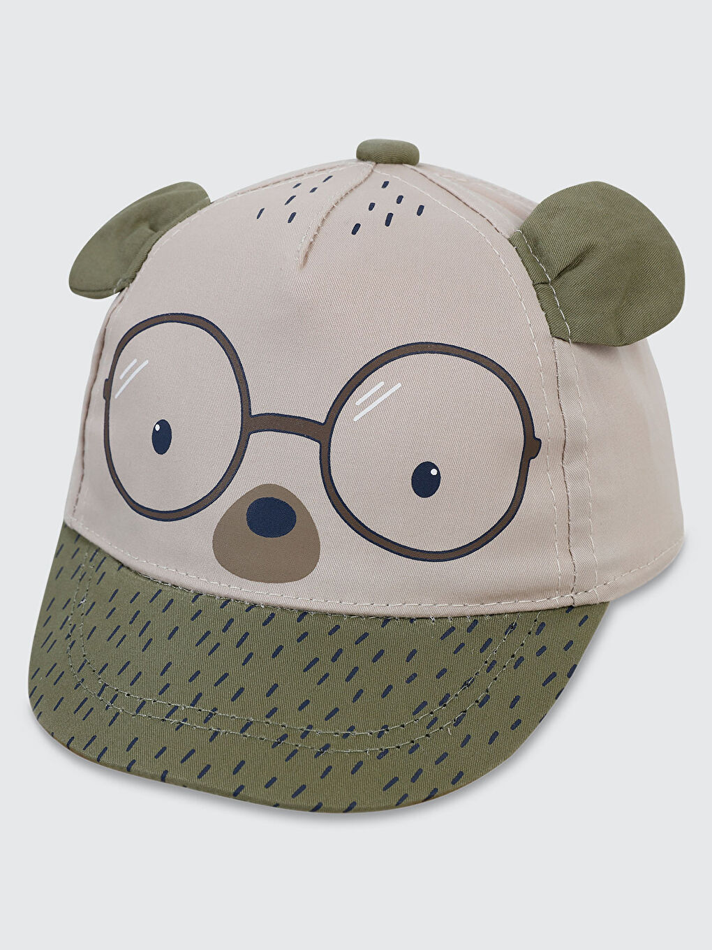 Erkek Bebek Kep Şapka 0-18 Ay Bej-1