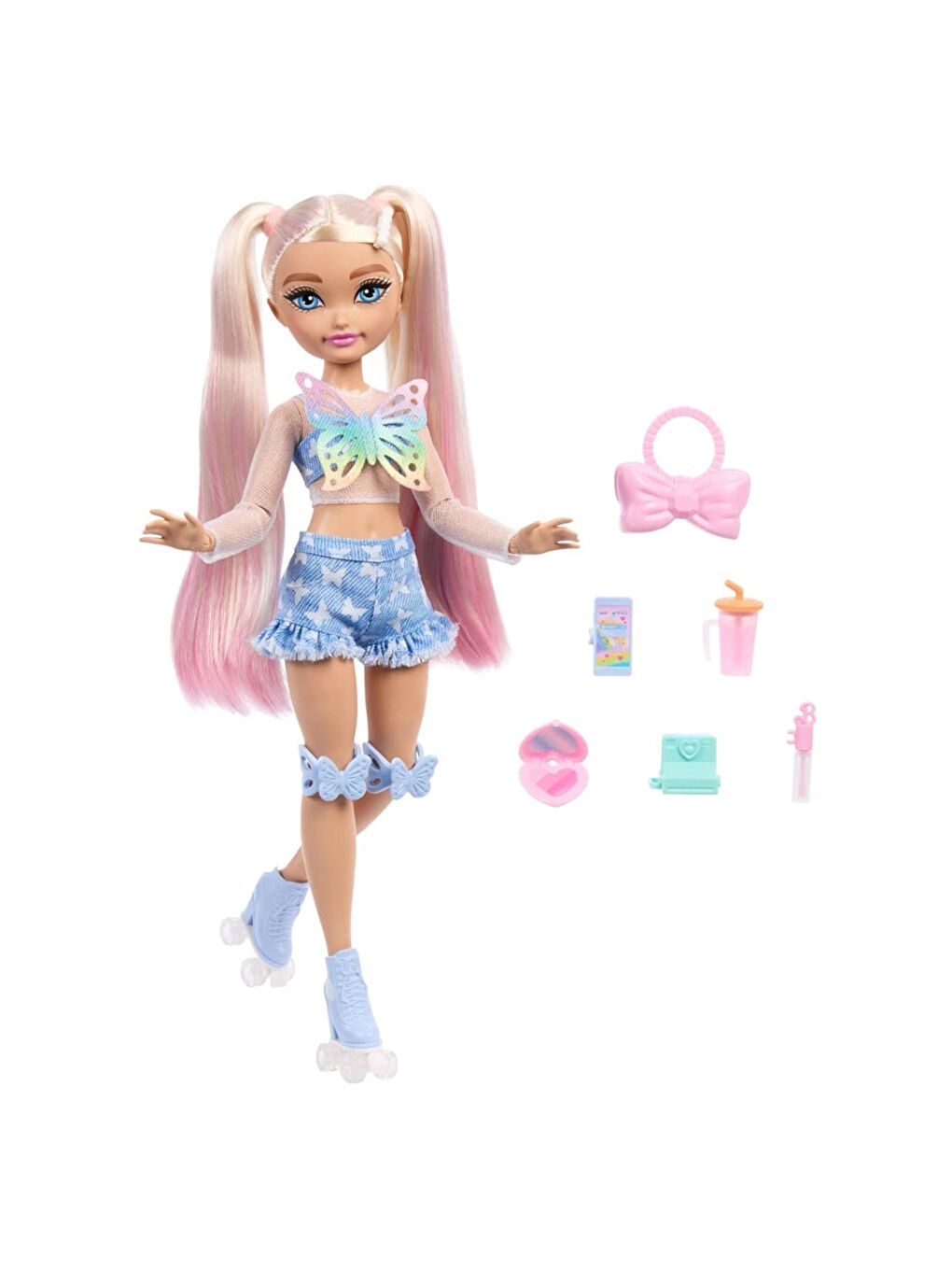 Barbie Dream Besties Paten Partisi Malibu Bebek Ve Aksesuarları JFX96-1