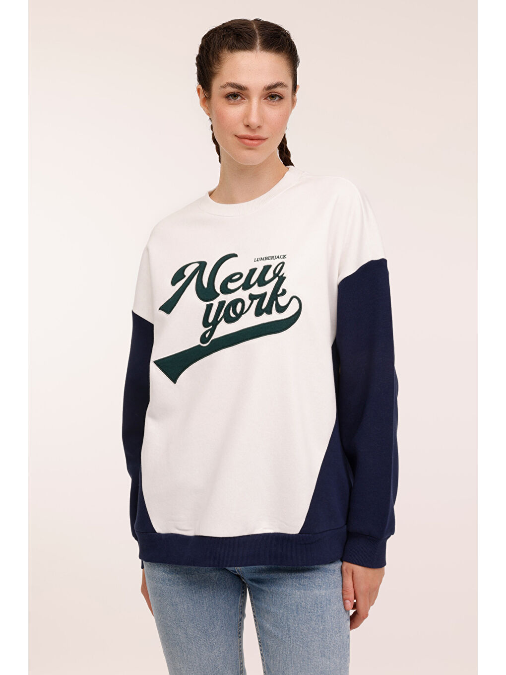 Bej WL LAUREN 16GF953 4PR Ekru Kadın Sweatshirt