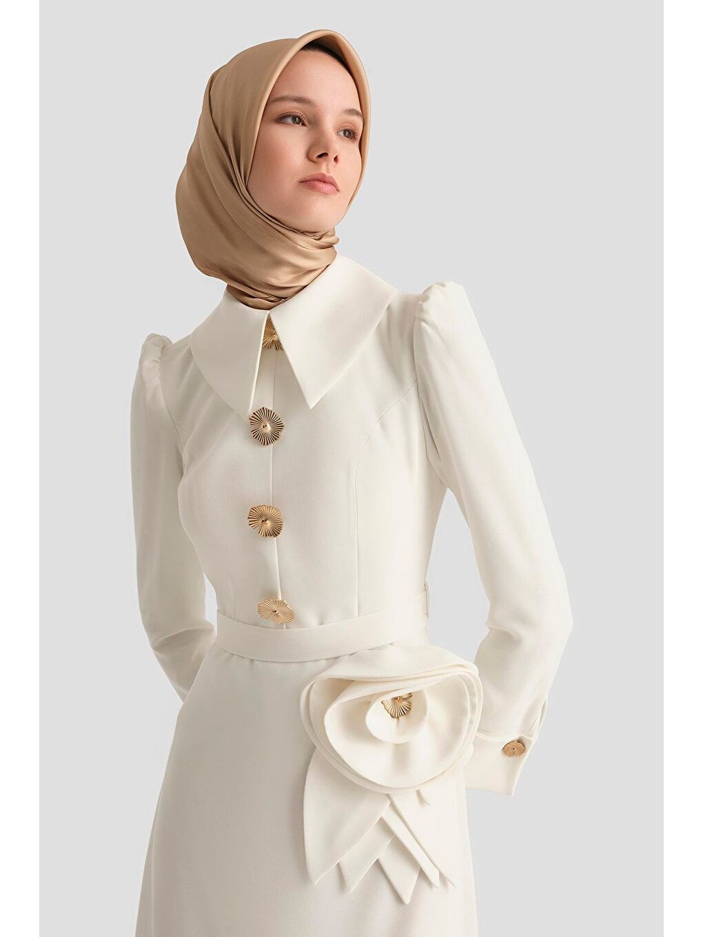 Abiye 25Yd9182 Beyaz-1