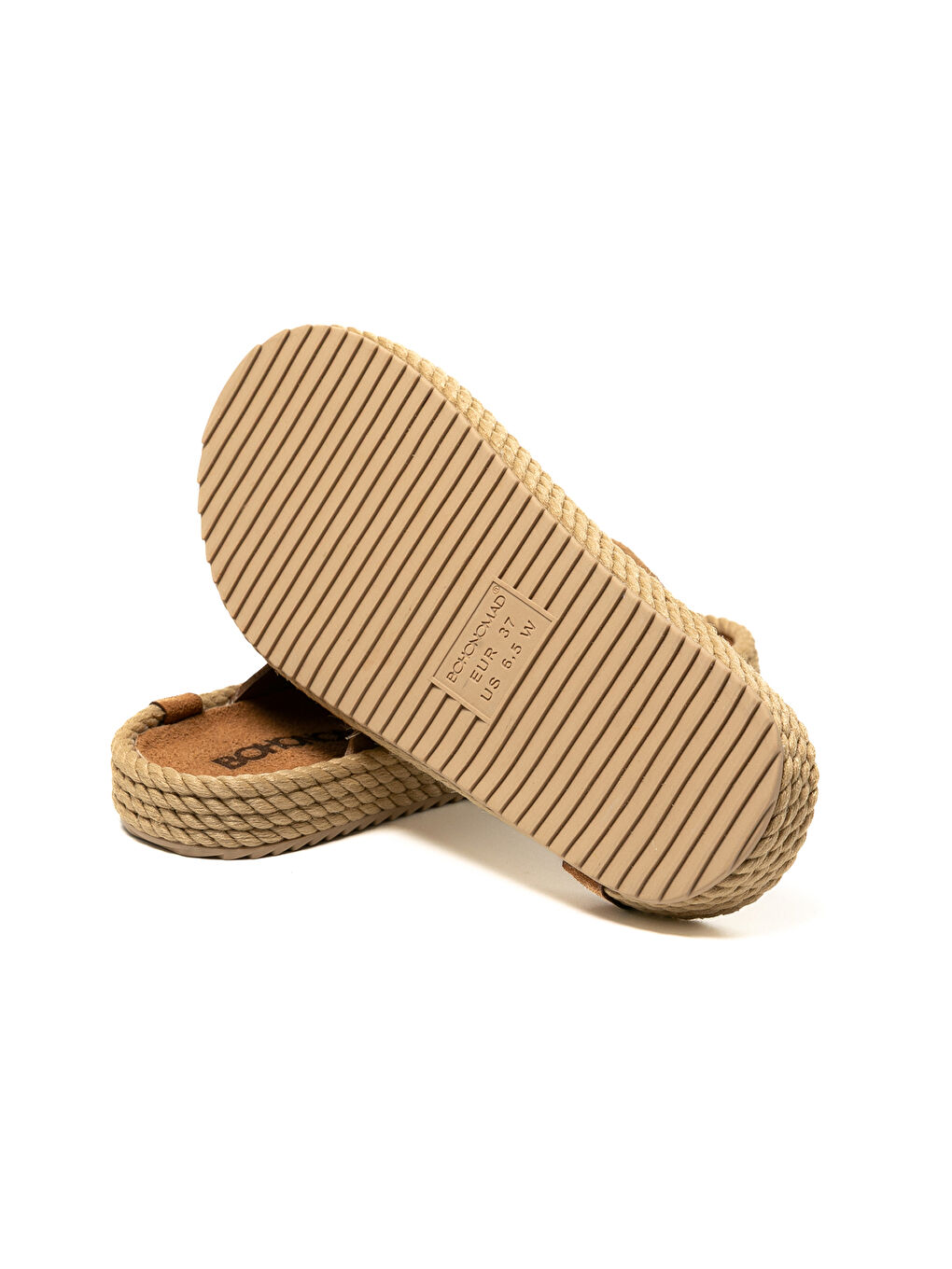 Kahverengi CAS12-00037 Casablanca Kadın Terlik Latte-5