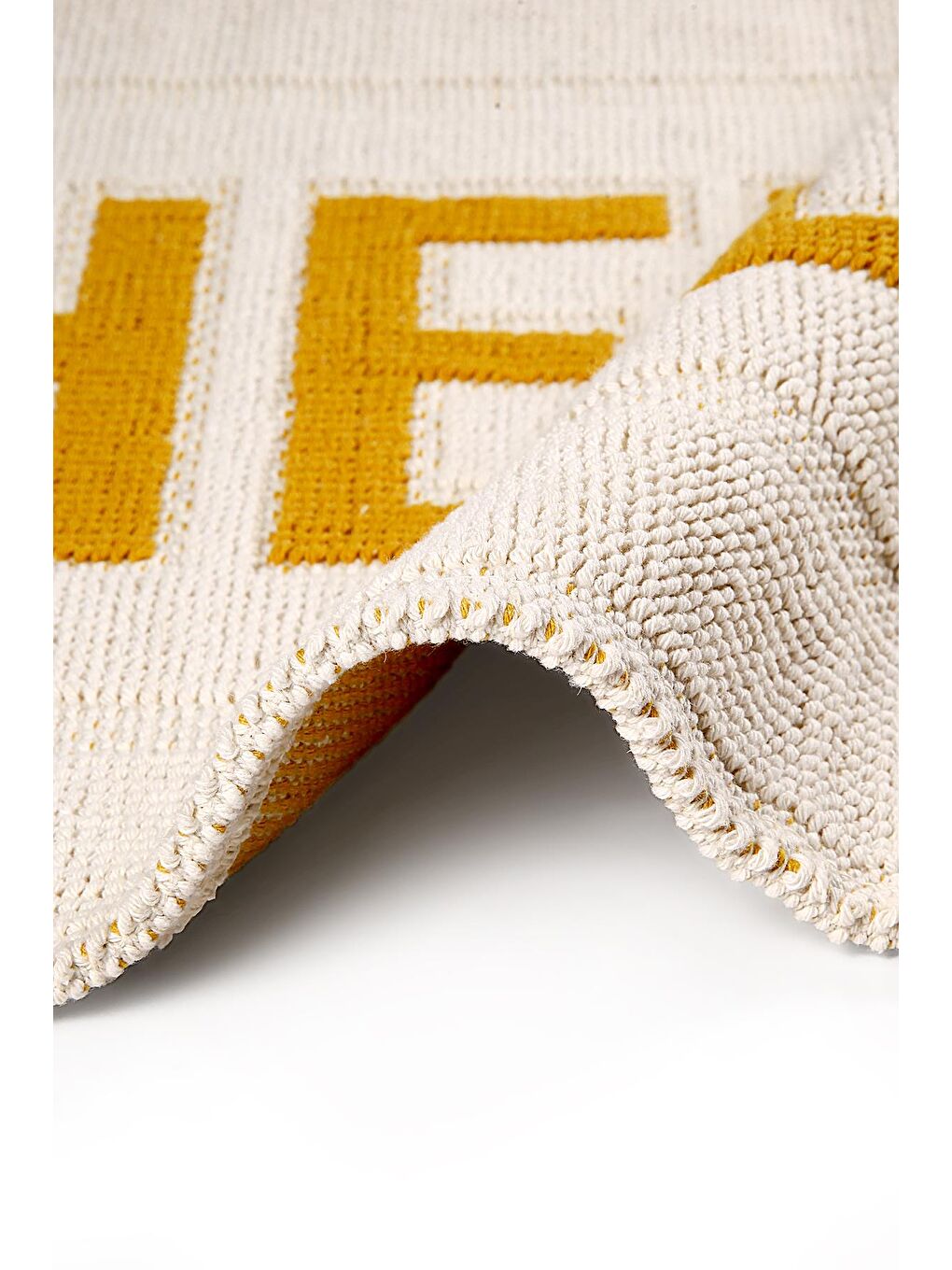 Hello Doğal Pamuklu 2'li Banyo Paspas & Halı Seti 60x100 50x60 Bej-3