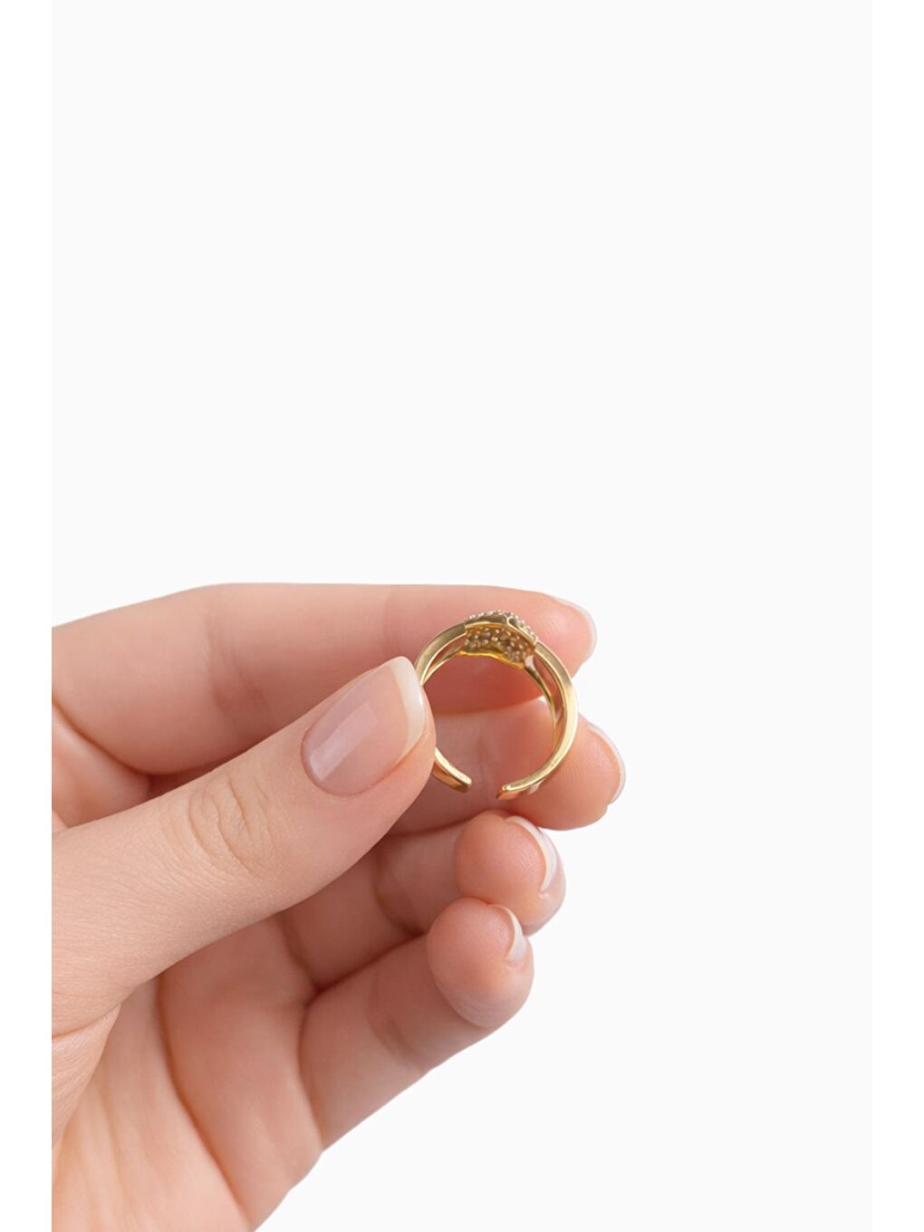 Pembe Zirkon Taşlı VIP Yüzük-2