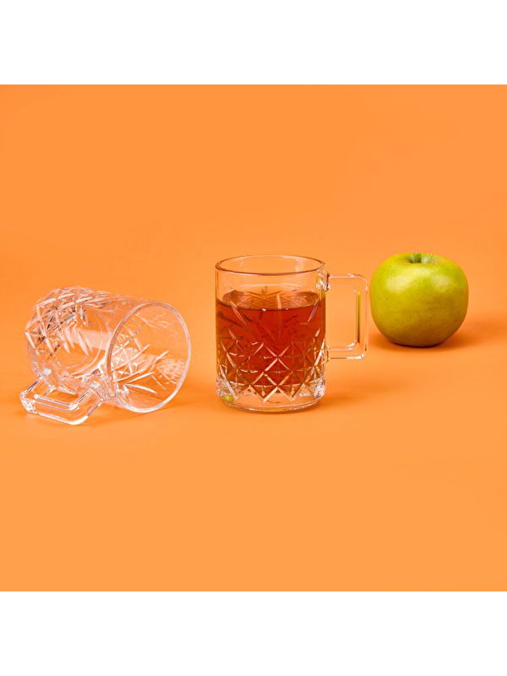 Renksiz Timeless 2'li Cam Kupa - Şeffaf - 250 ml-3