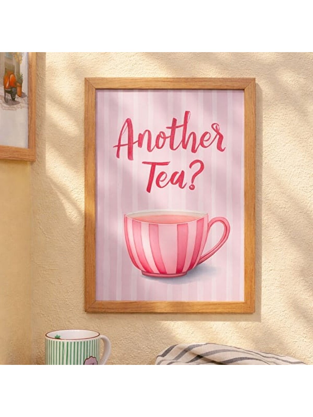 Karışık Deco Another Tea Duvar Panosu - Renkli - 30x40 cm