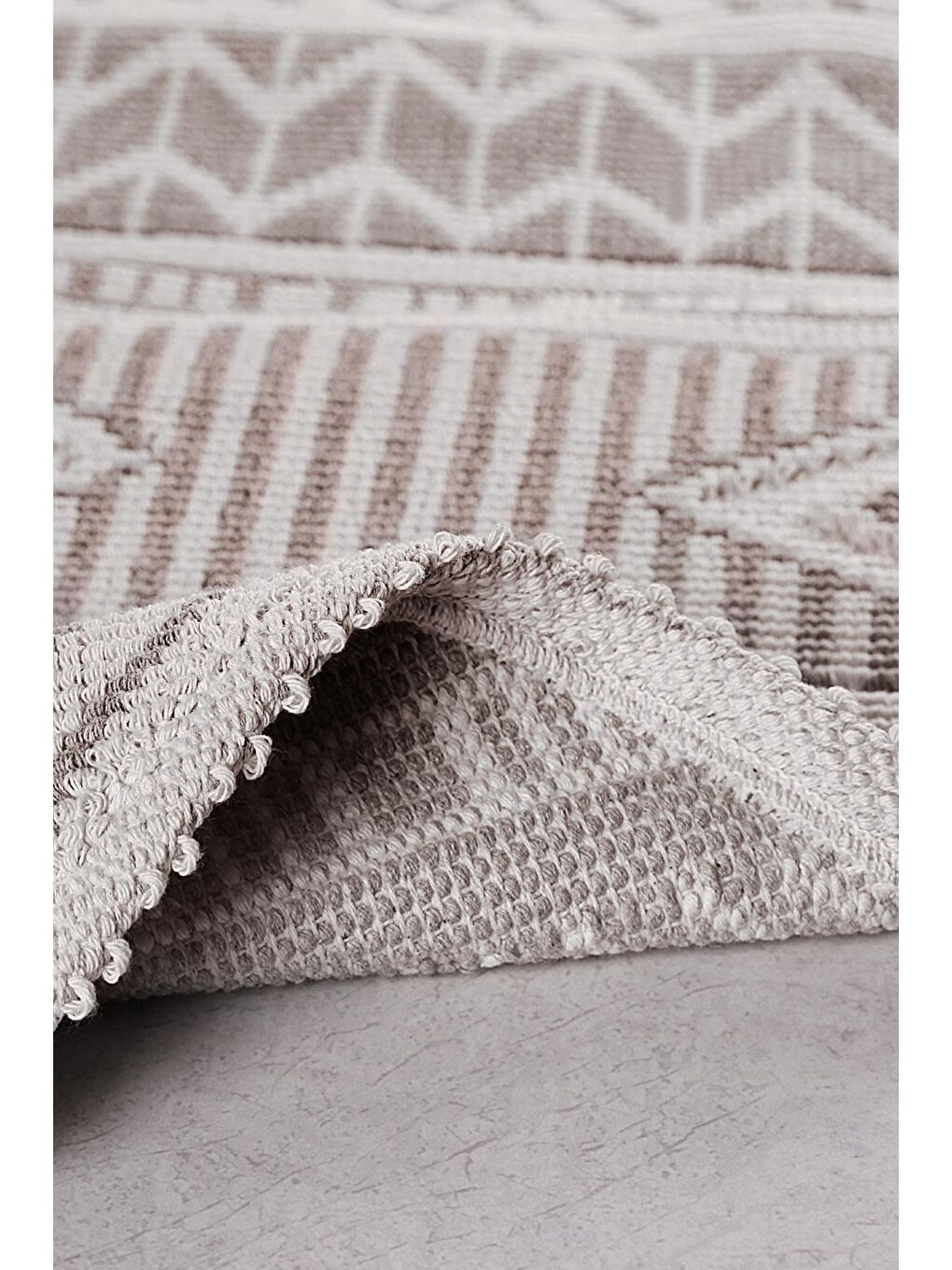Marina Doğal Pamuklu Banyo Paspas 80x150 Cm - Gri-1