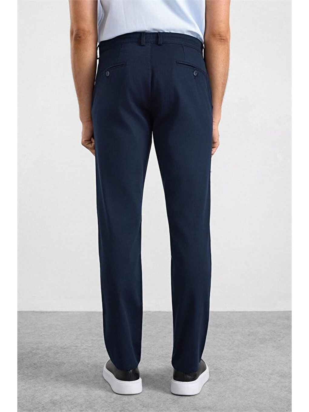 Lacivert Regular Casual Pantolon-3