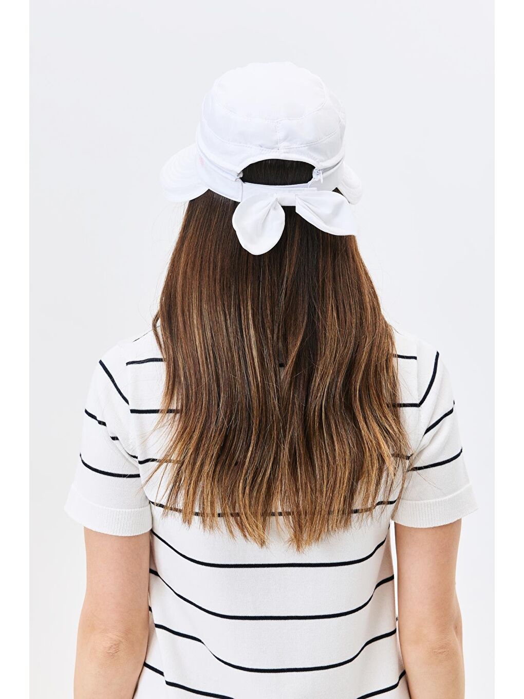 Mikro Kumaş Fermuarlı Ayarlanabilir Sporcu Koşu Ve Tenis Şapkası Y25730-30 Beyaz-4