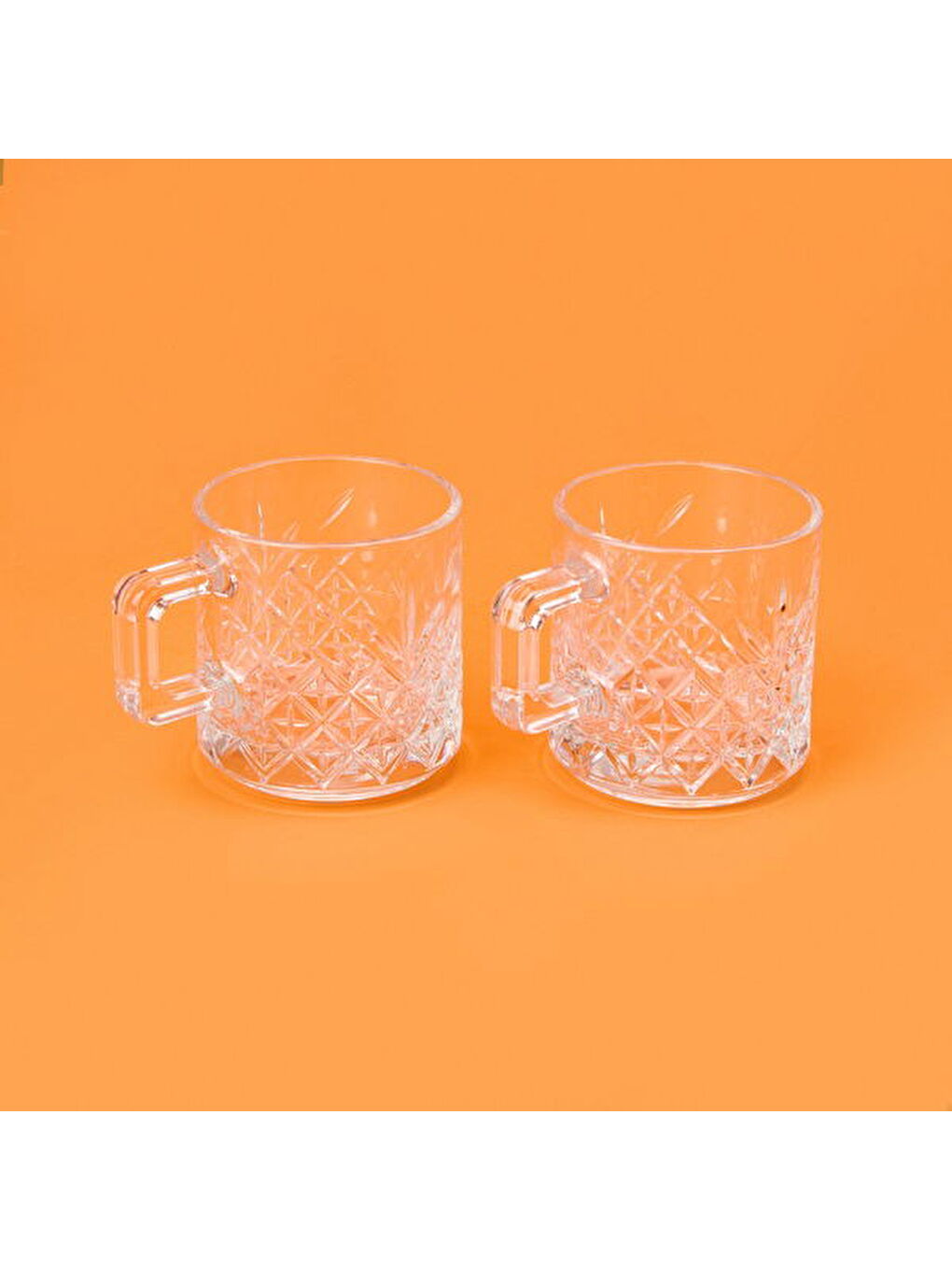 Renksiz Timeless 2'li Cam Kupa - Şeffaf - 195 ml-1