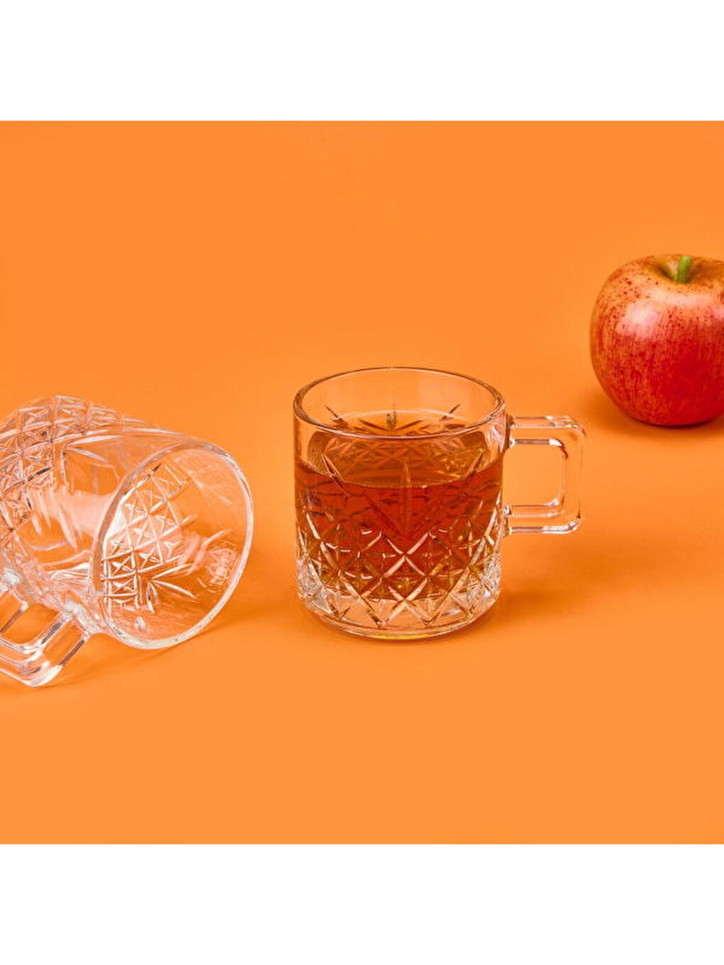 Renksiz Timeless 2'li Cam Kupa - Şeffaf - 195 ml-3