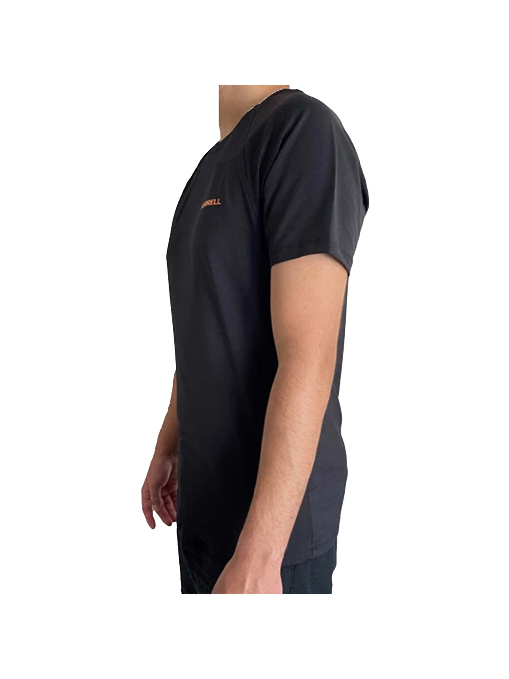 Tend Erkek Siyah Koşu Tişört-1