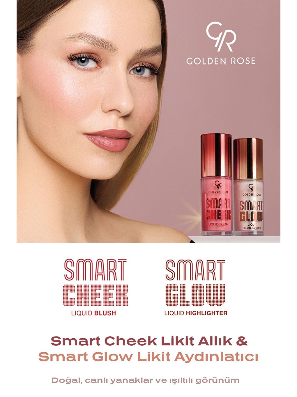 GOLDEN ROSE Smart Cheek Liquid Blush No: 101 - Likit Allık - 3