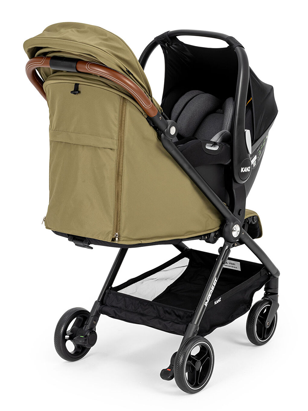 Instreet Travel Sistem Bebek Arabası Yeşil-3